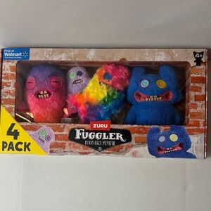 Zuru Fuggler Funny Ugly Monster 4-Pack - Pink, Purple, Rainbow, Blue